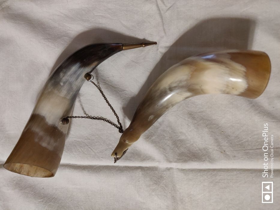 Посуда, тарелки на стену, рог