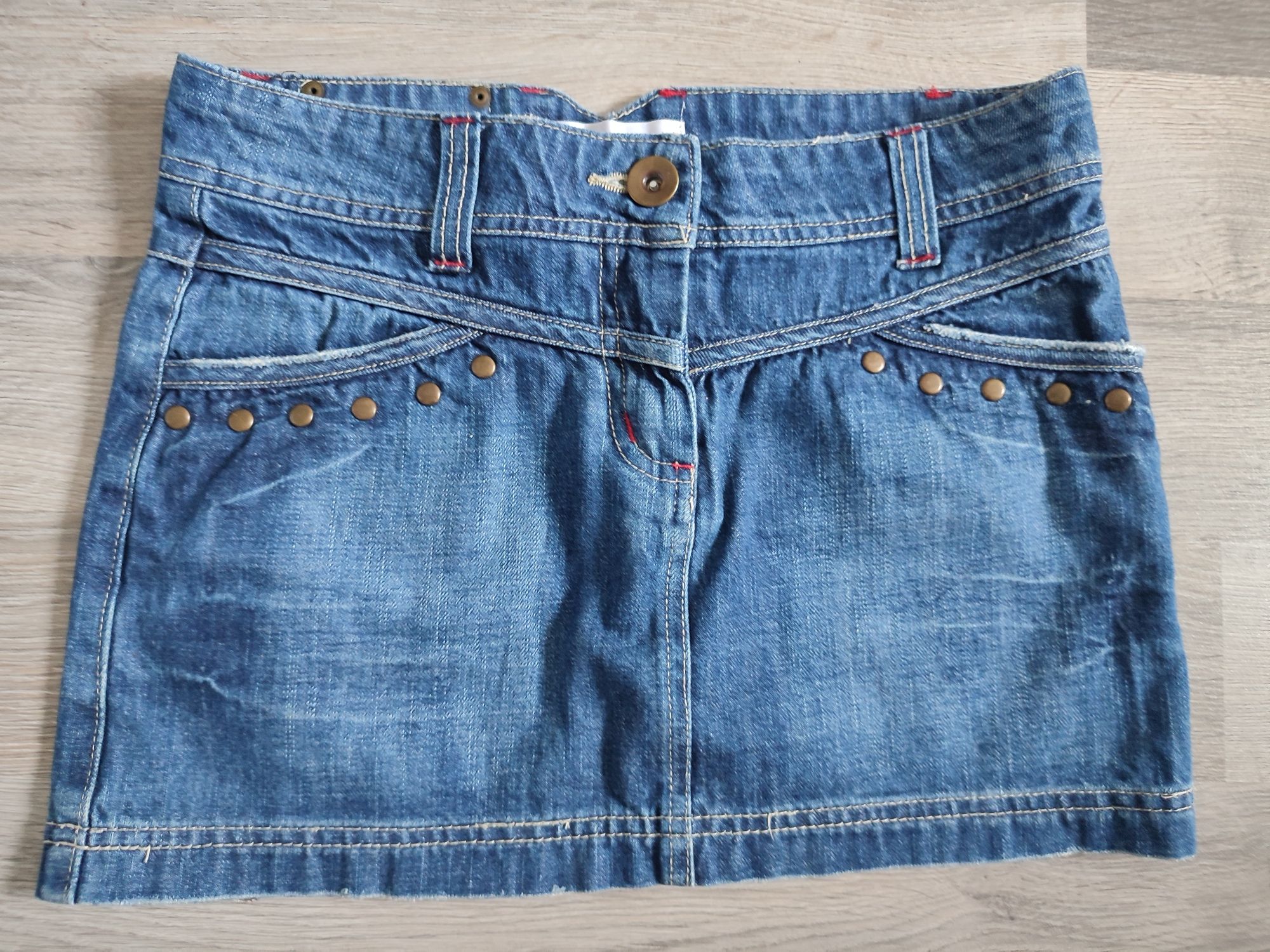 Spódniczka jeansowa dziewczynka 146