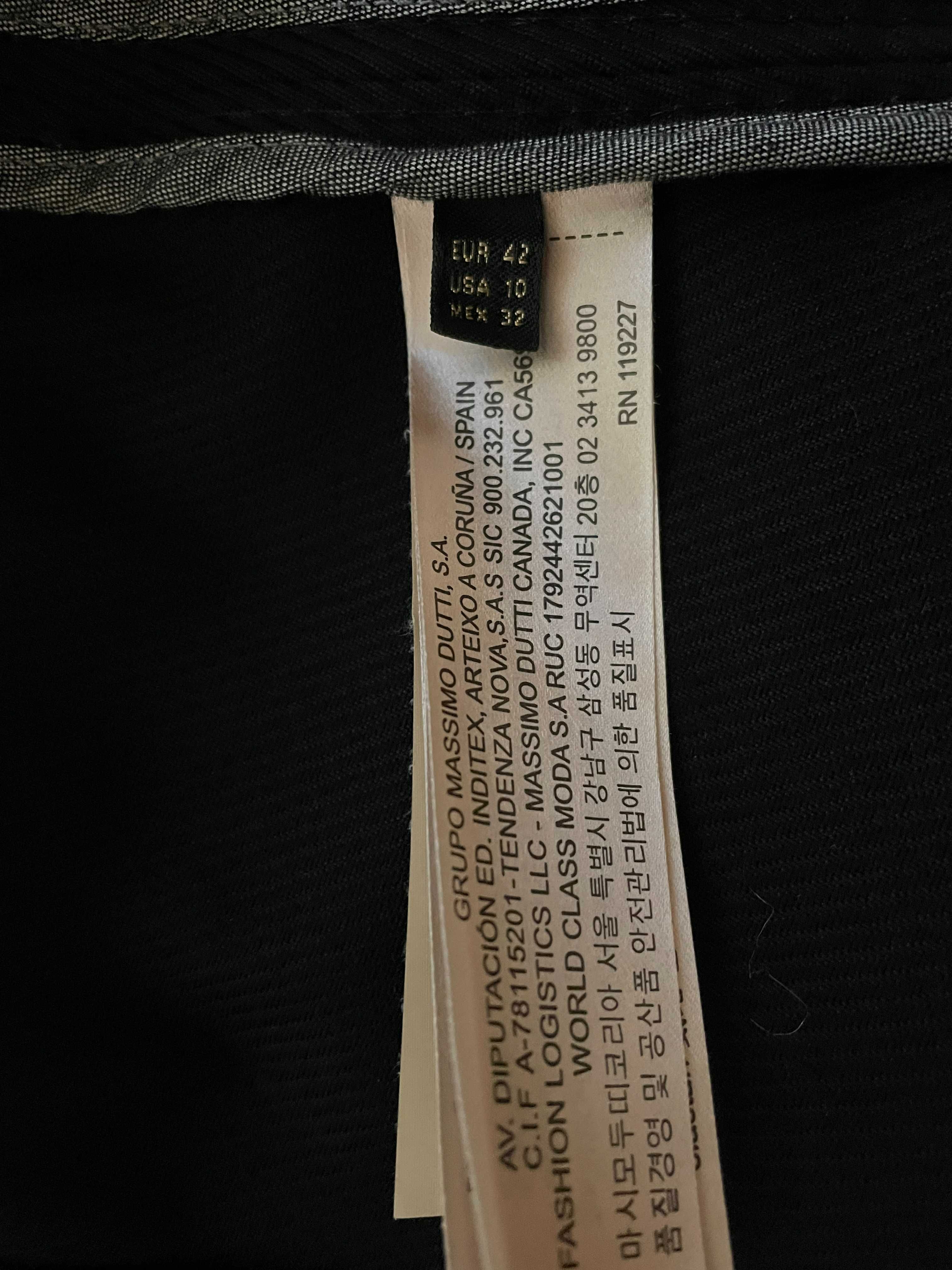 Marynarka żakiet Massimo Dutti r.42 czarny