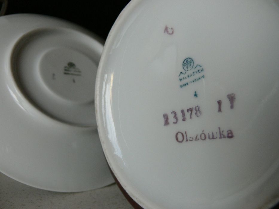 Wałbrzych Krzysztof serwis kawowy natrysk pikasy porcelana Olszówka 60