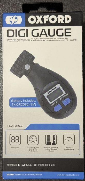Oxford OX751 Digi Gauge miernik ciśnienia manometr