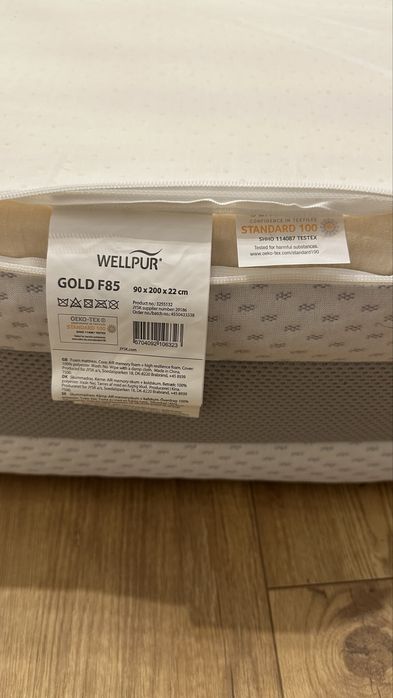 Materac piankowy Wellpur 90x200 GOLD F85 jysk