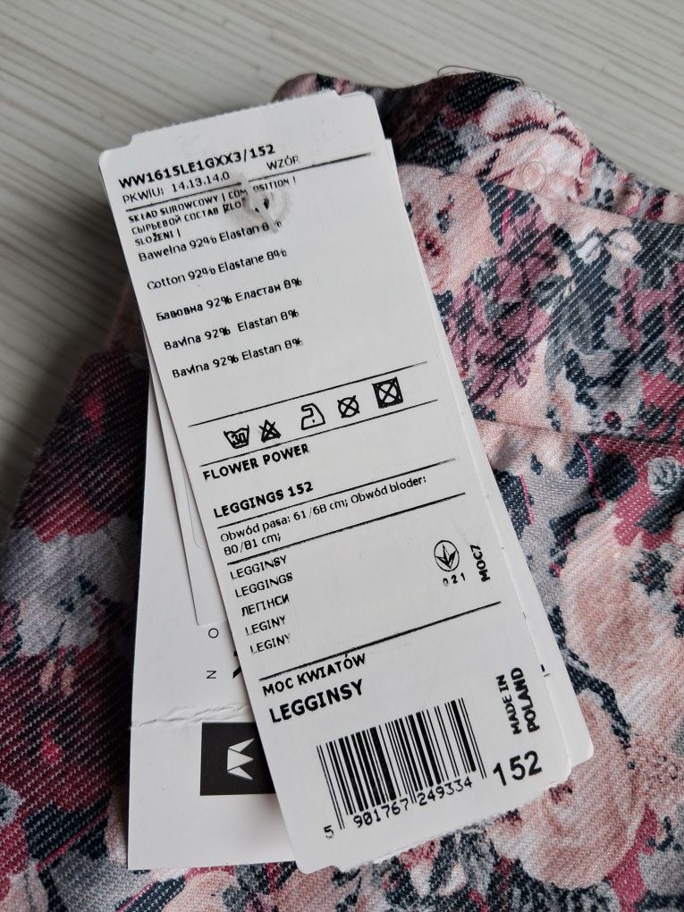 Legginsy + tunika Wójcik r.152 Nowe