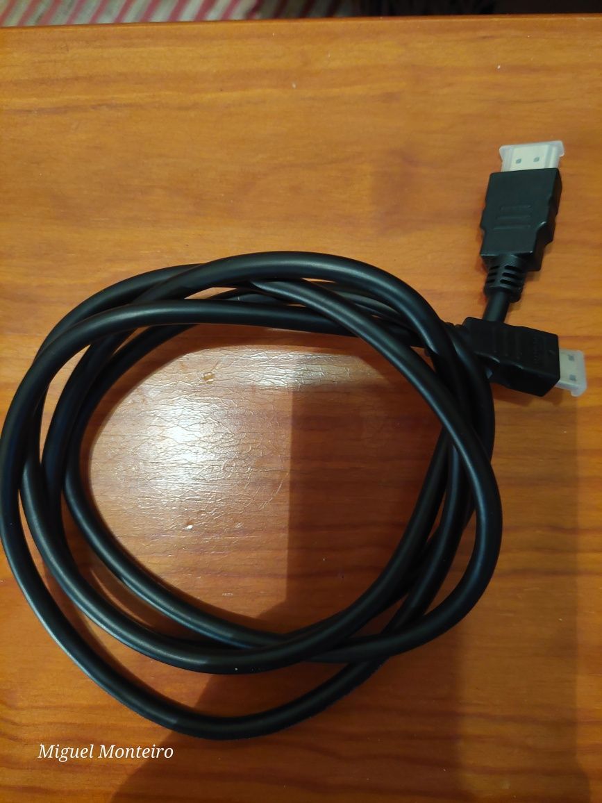 Cabo HDMI para Mini  HDMI com ethernet higt speed   Novo Nunca Usado