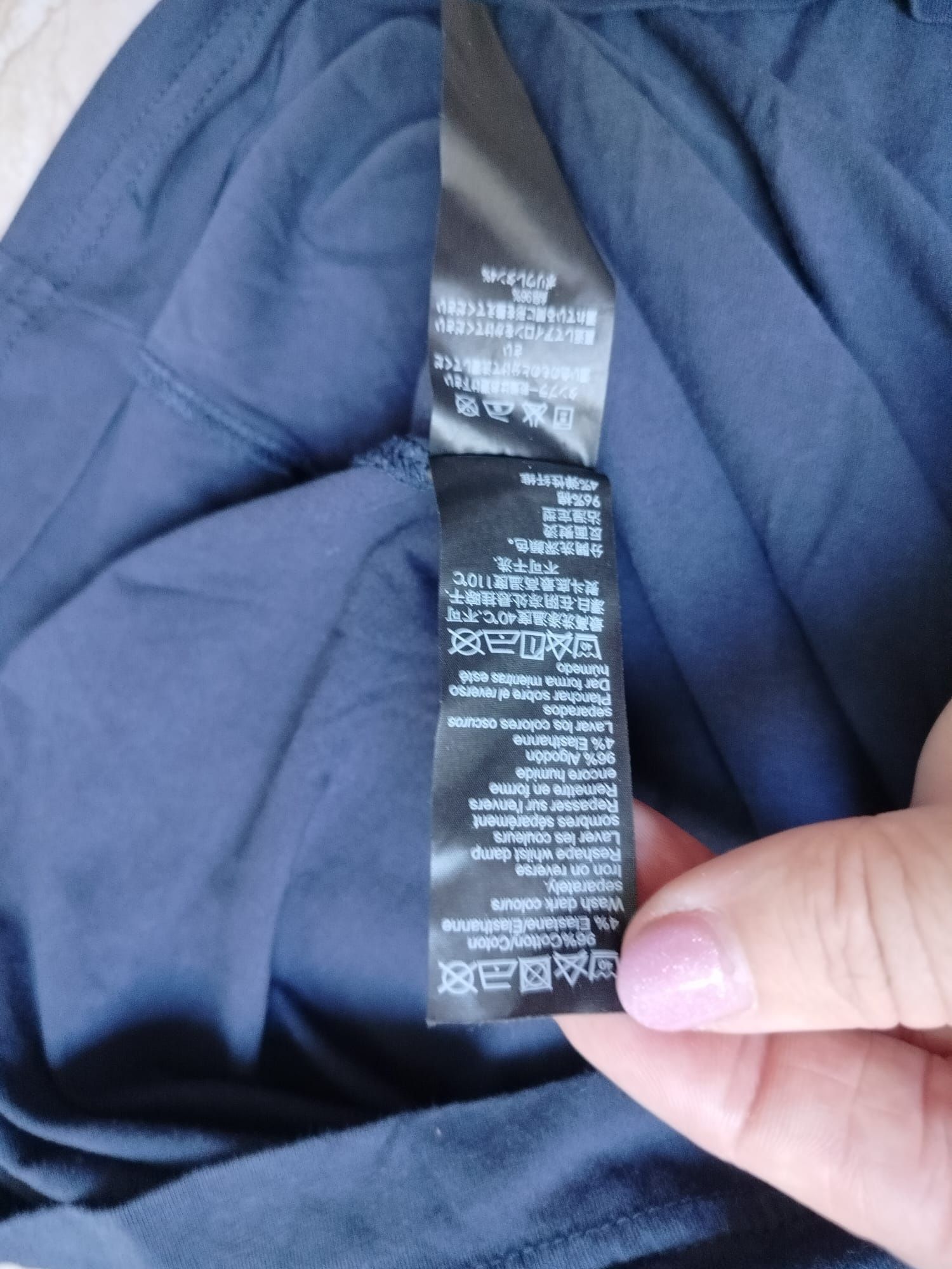 Sukienka ciążowa granatowa prosta mamas papas 42
