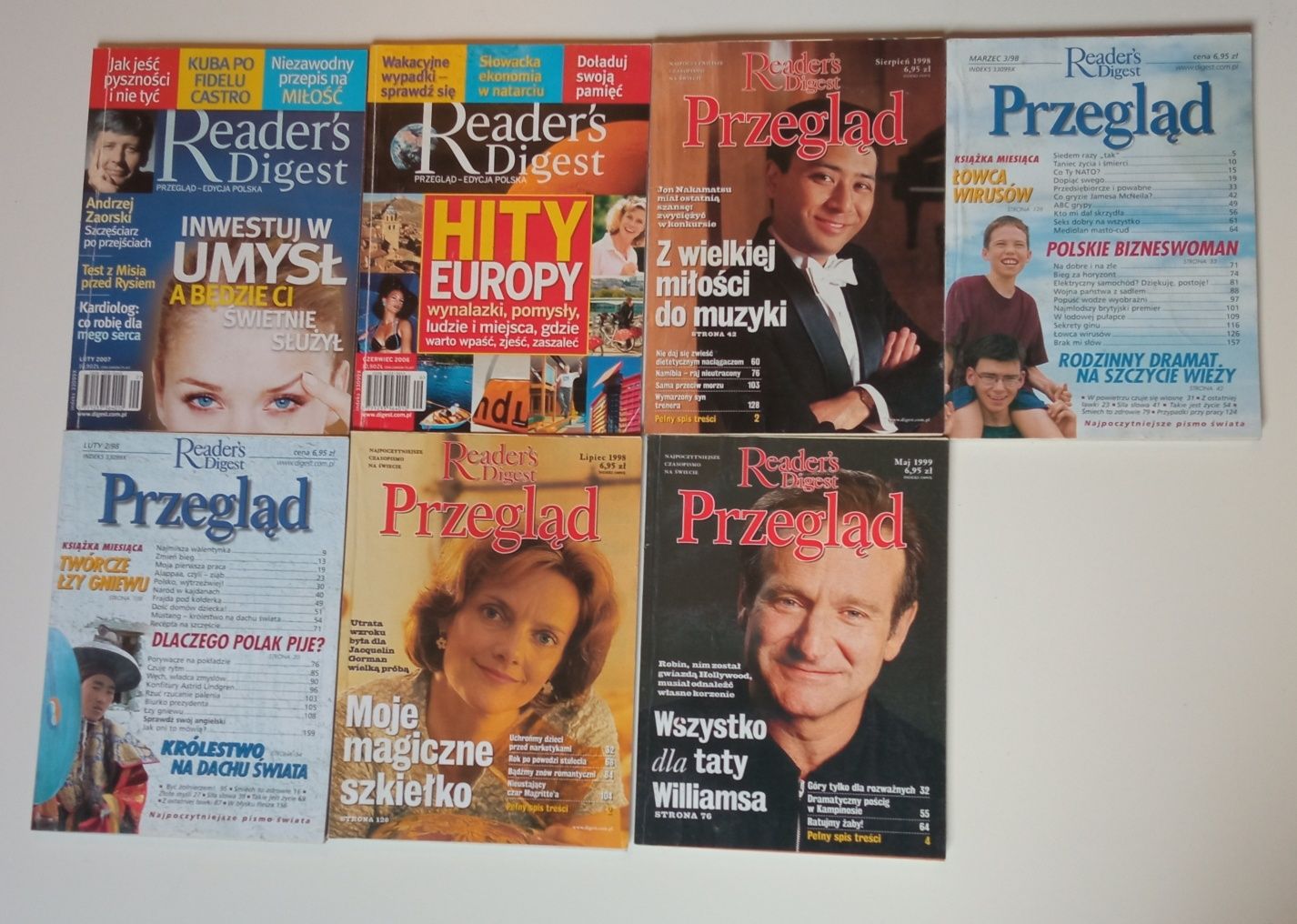 Reader's Digest Przegląd, egzemplarze archiwalne, 82 egzemplarze