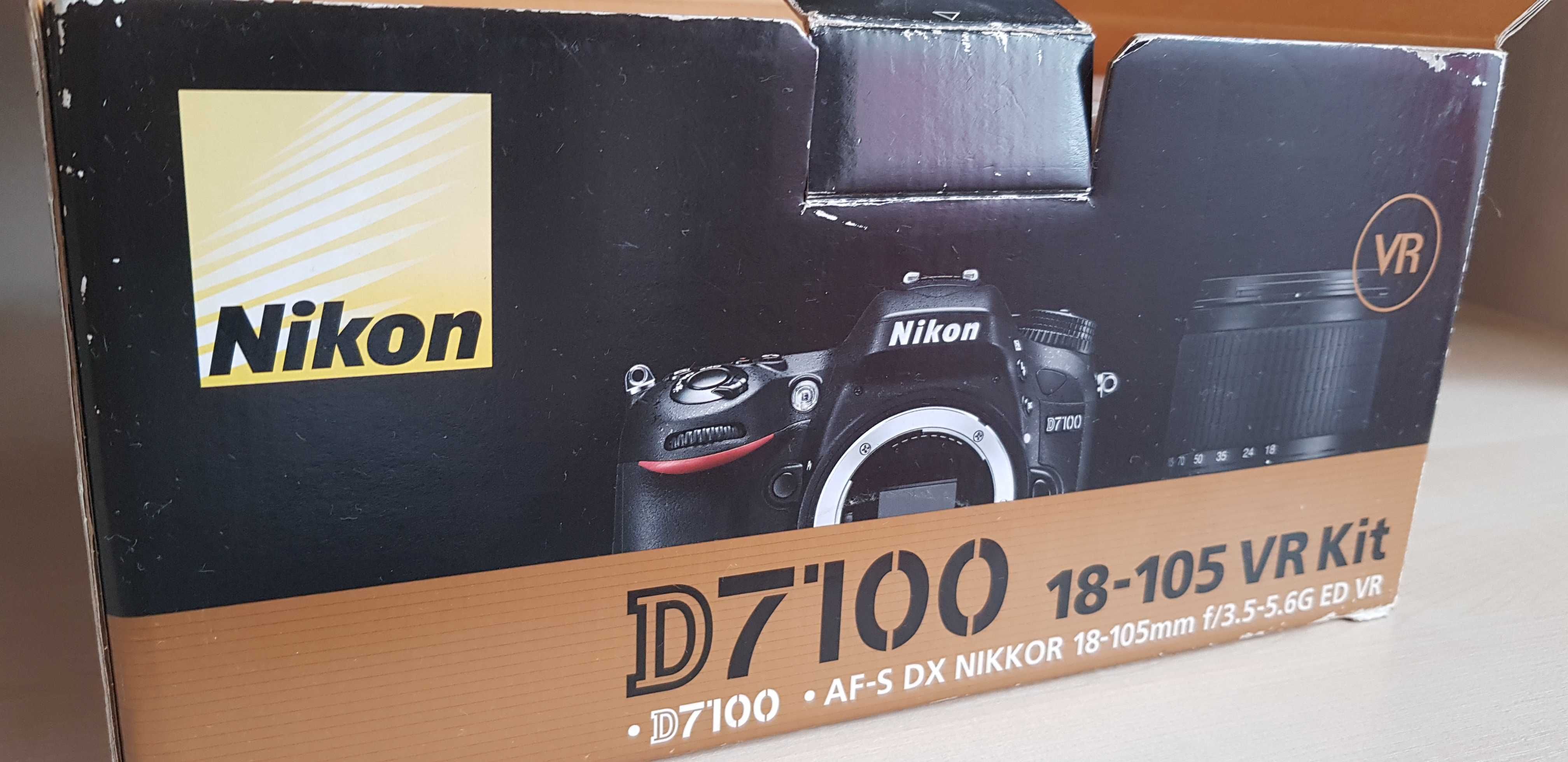 Lustrzanka Nikon D7100  18-105 VR Kit