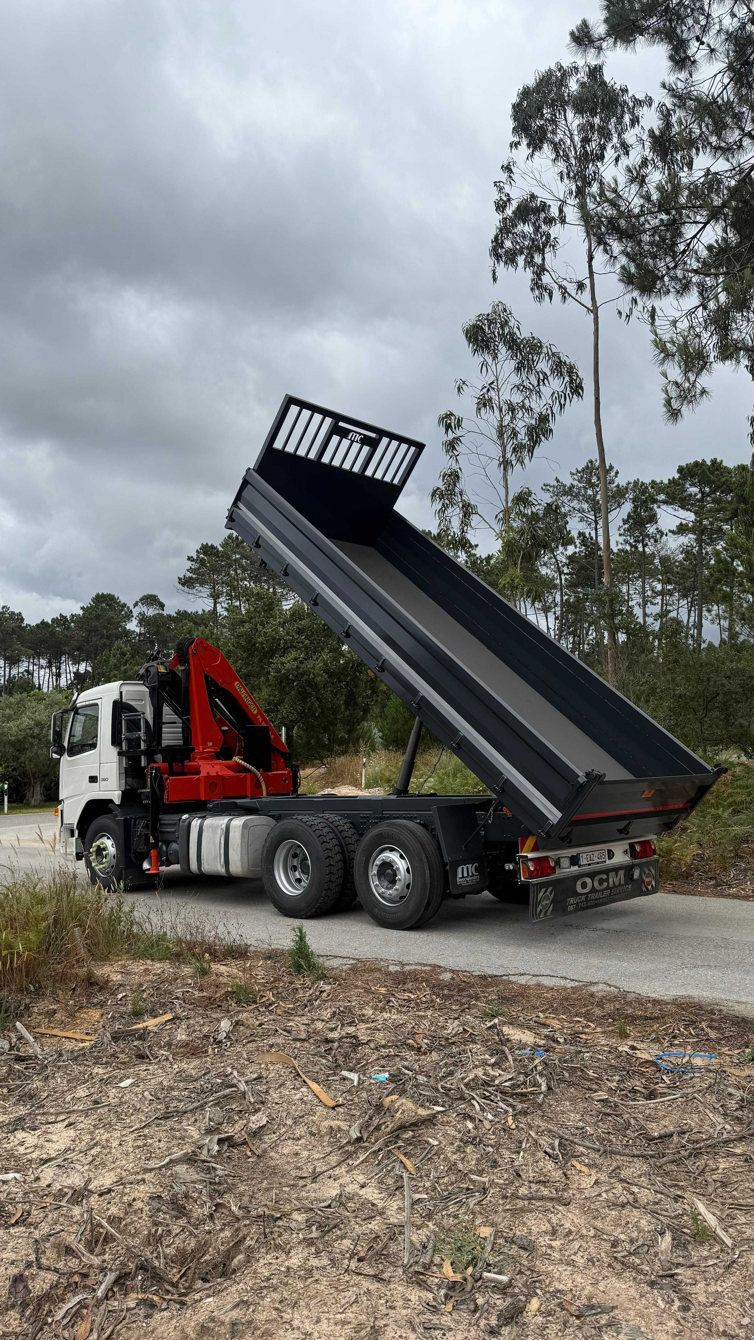 Volvo FM380 grua e bascula