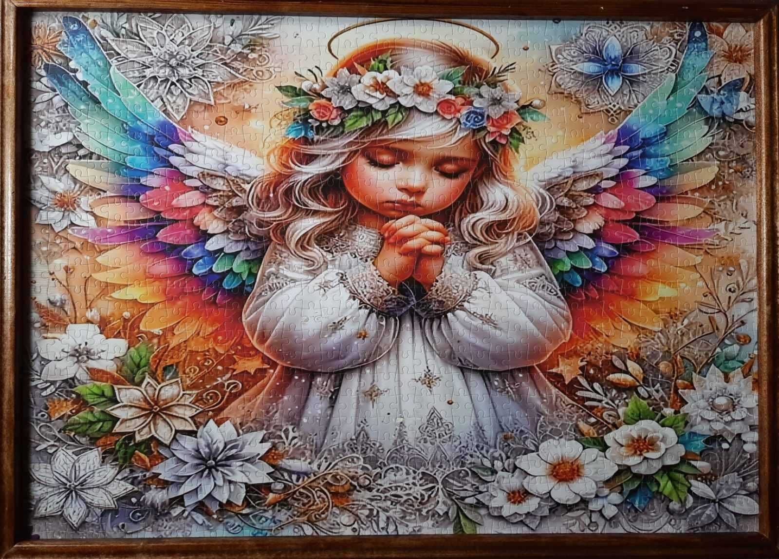 Картини зібрані з пазлів .