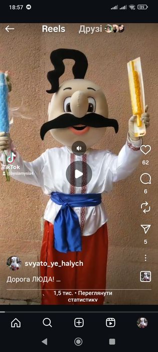 По зич аю костюм Панда.