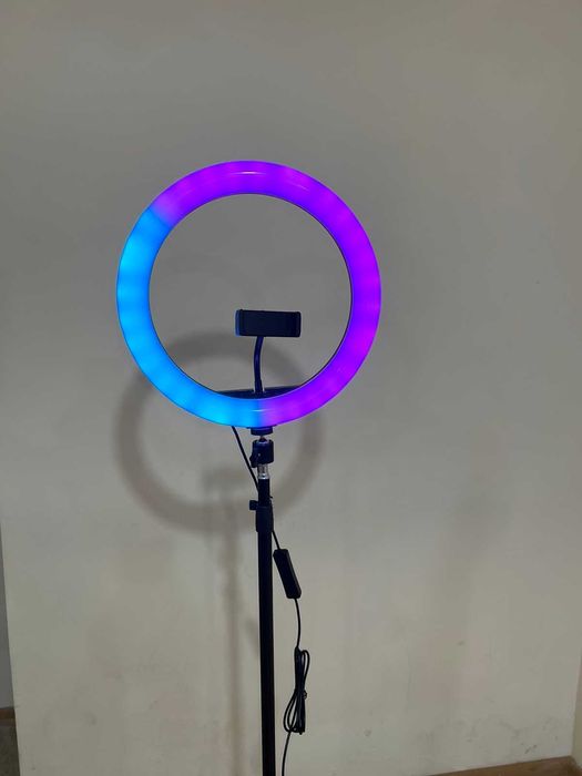 Кільцева світлодіодна лампа RGB LED MJ36 36 см