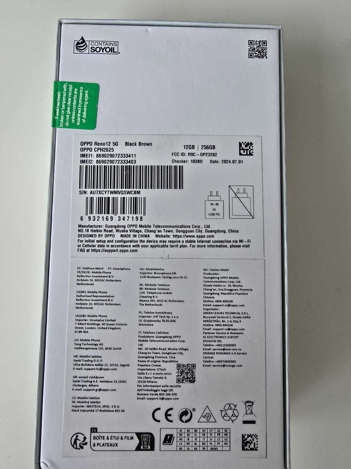 Telefon nowy OPPO RENO 12 5 G