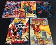 Lote MARVEL capitão américa-homem ferro-vingadores-herois