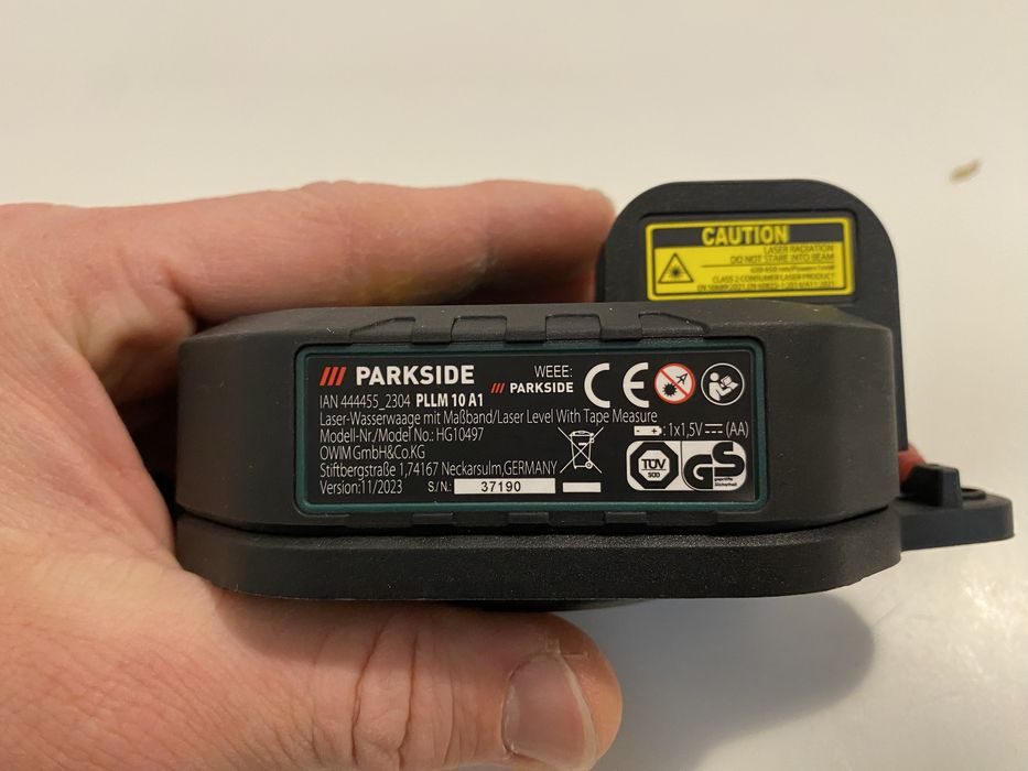 Лазерна рулетка Parkside PLLM 10 A1