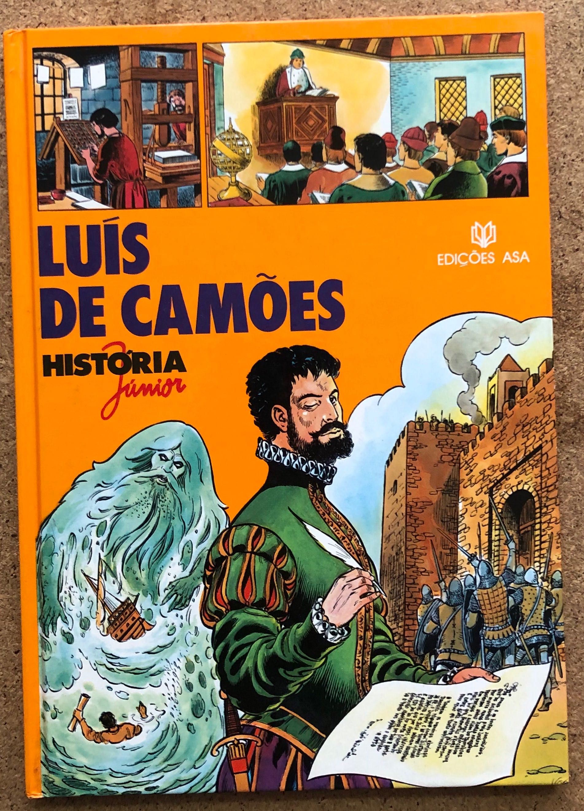 Livros juvenis sobre Fernão Mendes Pinto e Luís de Camões