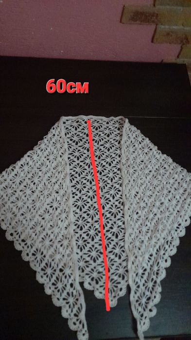 Хустка вязана , шаль