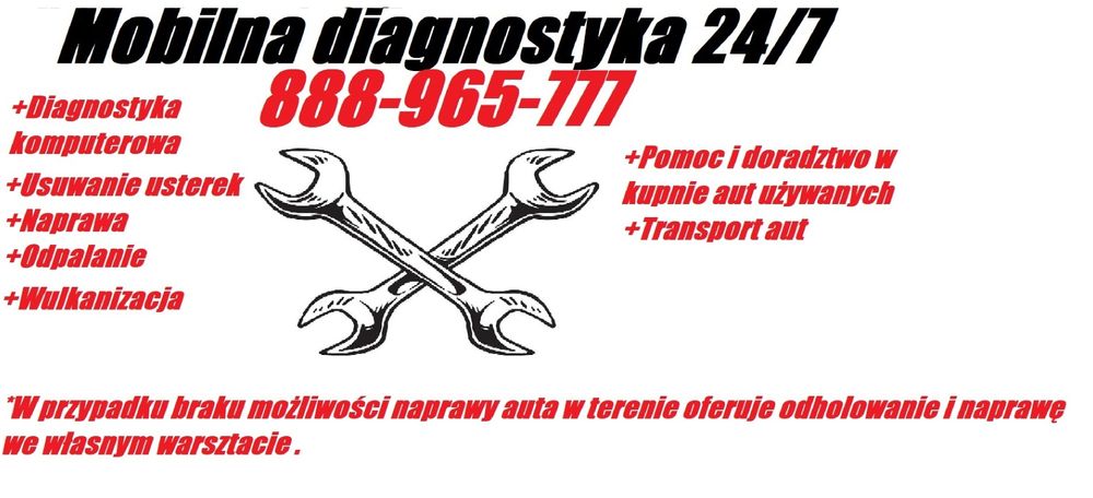 Serwis mobilny 24/7 !pomoc drogowa