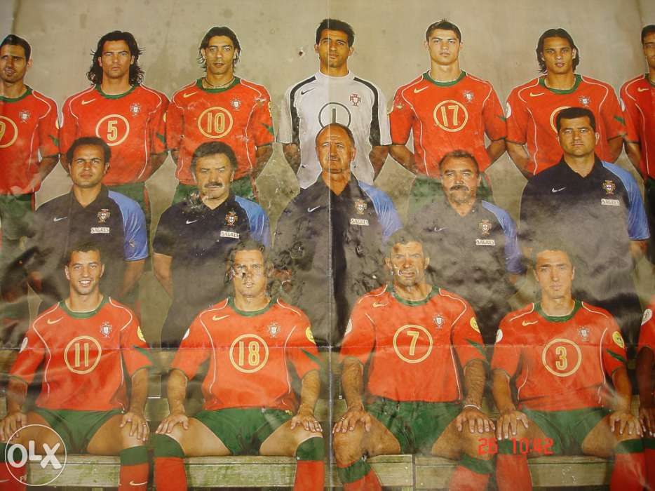 Poster da seleção nacional dos anos 90