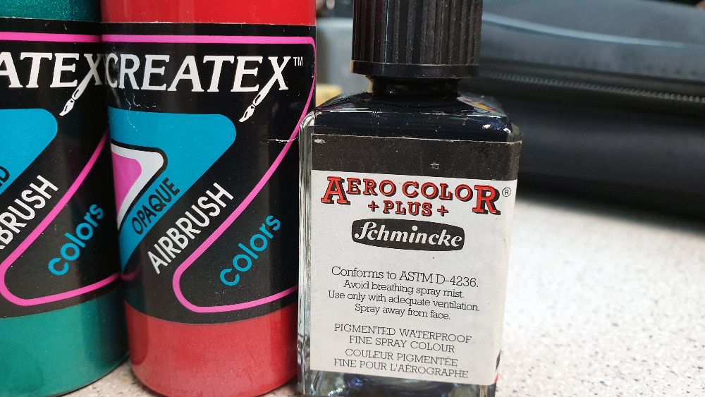 Tintas Createx - airbrushing
