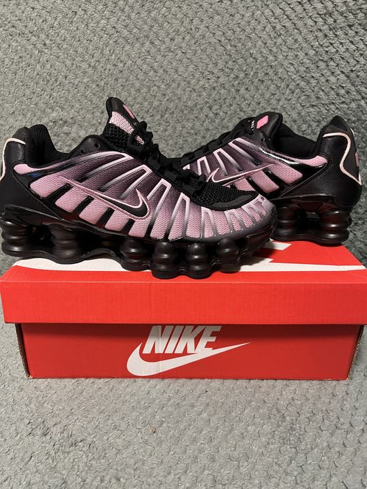 Buty nike shox tl woman rozowo czarne r. 39