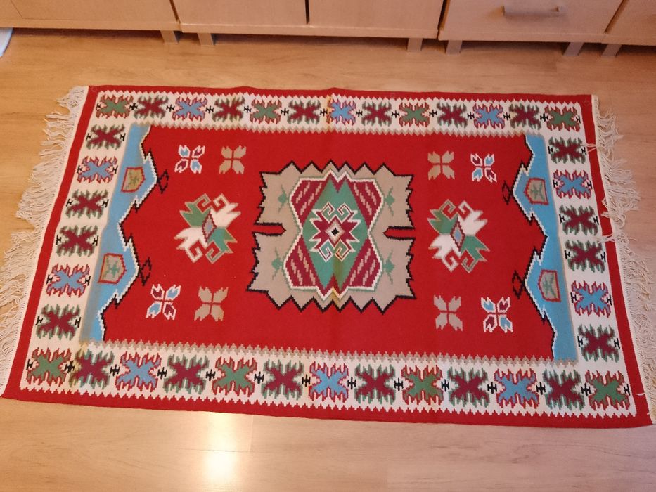 Kilim Cepelia 160 x 100 cm + 2x 10 cm frędzle. Zmiana ceny.
