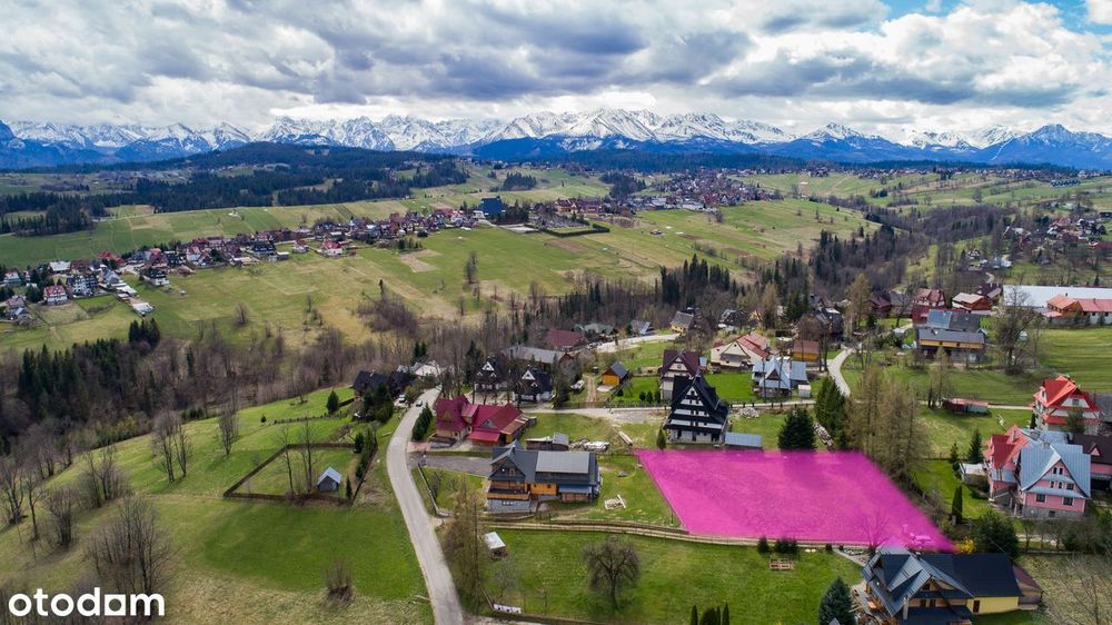 Działka budowlana Bukowina Tatrzańska Rusiński Wierch Zakopane Białka
