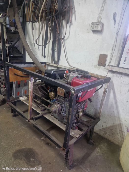 Генератор 2в1  (мотор для мотоблоку.)