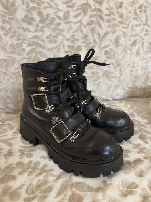 Ботінки шкіряні чорні