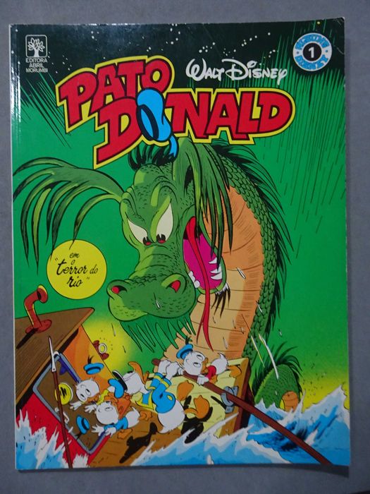 Livro banda desenhada coleção Albuns Disney Pato Donald nº 1