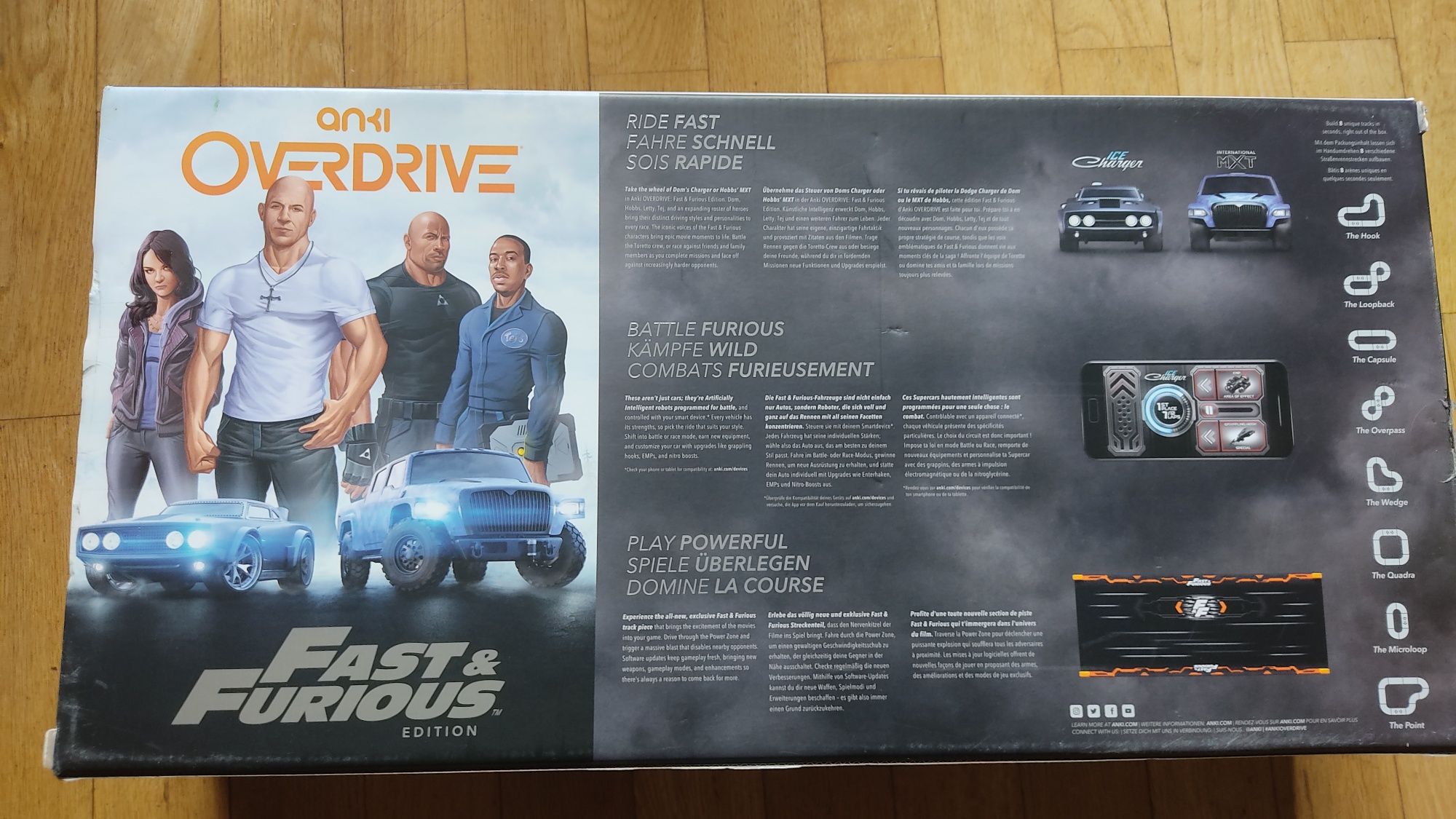 Pista e carros Anki Overdrive Fast and Furious edition