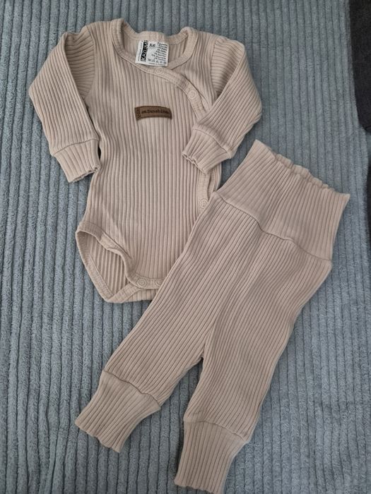 Komplet body getry prążkowane Zyzio i Zuzia 56