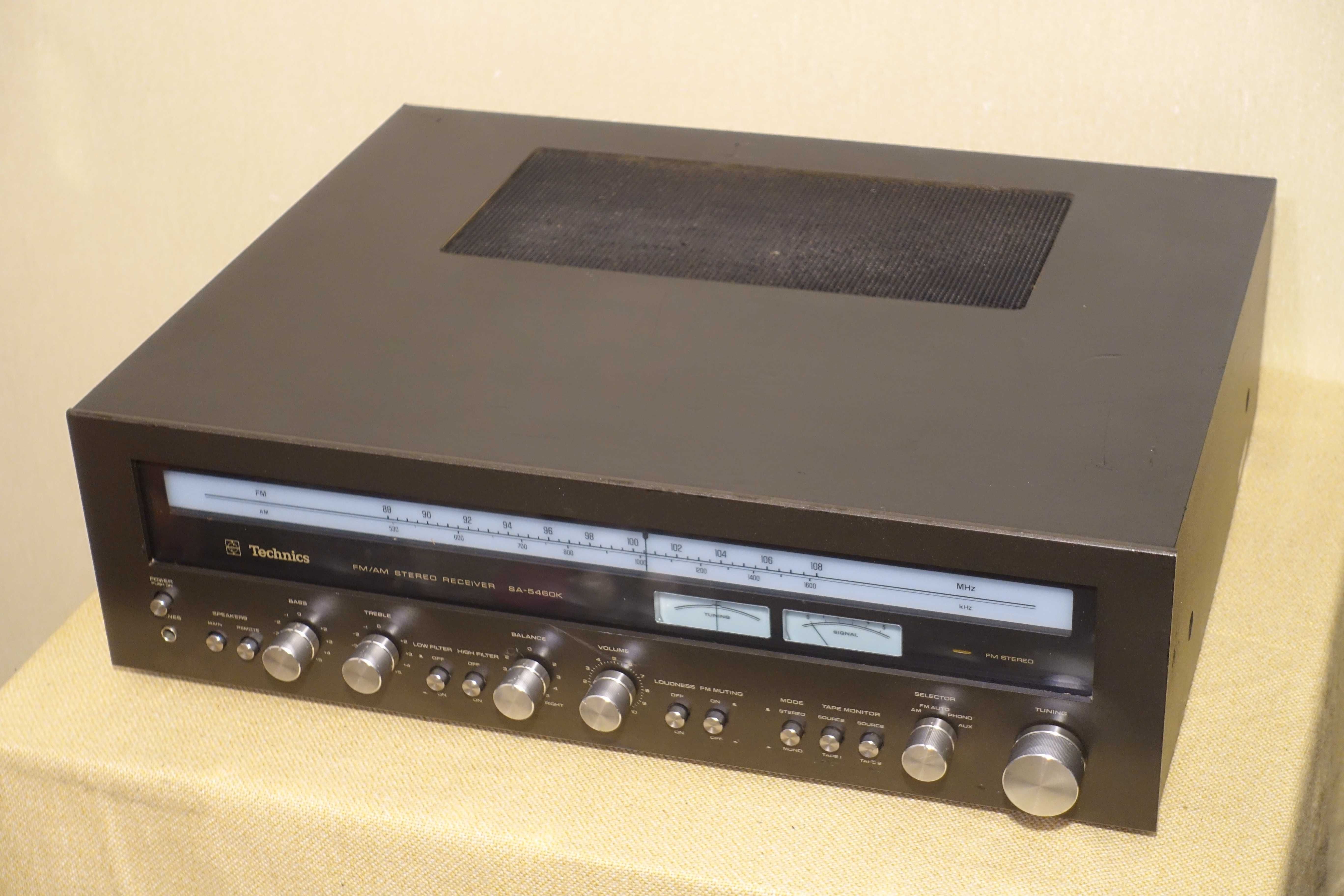Аудиофильский ресивер 70-х TECHNICS SA-5460 (2х80Вт/14кг)(ЗВУК!)
