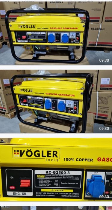 Agregat prądotwórczy 3000w 230v firmy VOGLER WYPRZEDAŻ DO WYCZERPANIA
