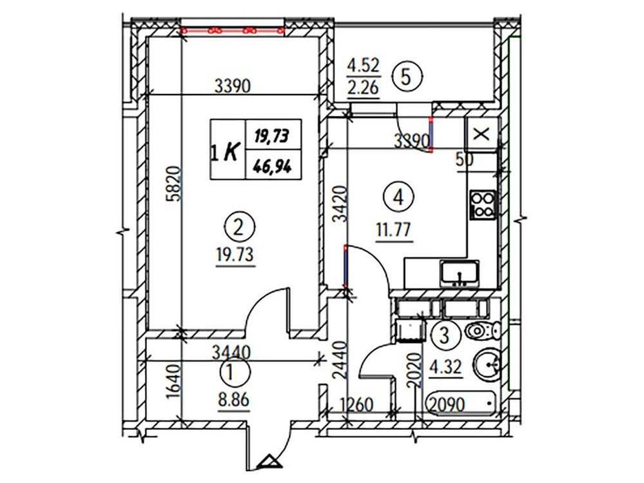 Без Податків! РЕМОНТ 1к-47м2 ЖК Навігатор Мінська 5хв!