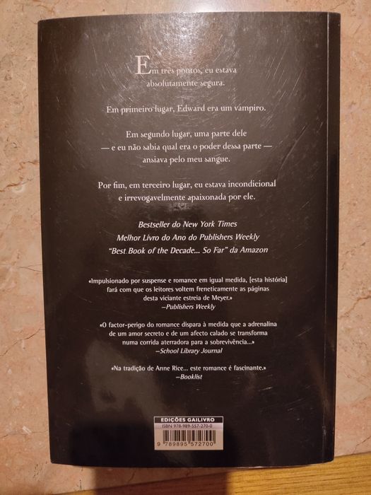 Livro Crepúsculo