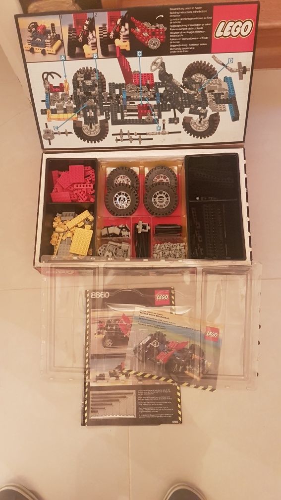 Lego Technic 8860 Car Chassis unikat 1980 komplet kolekcjonerski
