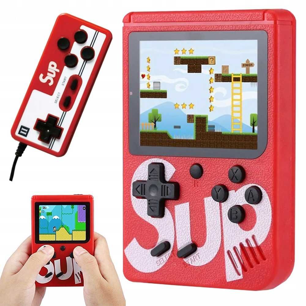 Mini Konsola Przenośna Retro Gra 400 Gier Tv Game Box Gierki Pilot Pad