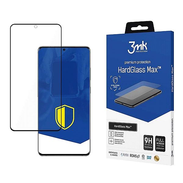 Szkło hartowane 3mk HardGlass Max FingerPrint na Samsung Galaxy S20/5G