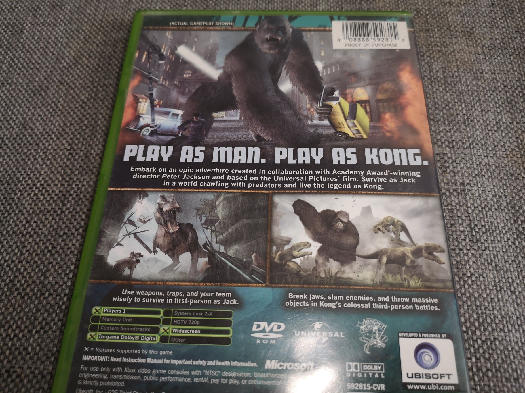 King Kong XBOX CLASSIC gra ANG (NTSC) stan bdb sklep Ursus