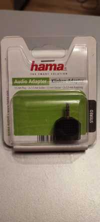 Adapter audio 3,5mm 2x gniazda
