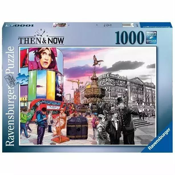 Puzzle 1000 elementów. Picadilly Circus. Ravensburger. Nowy Produkt