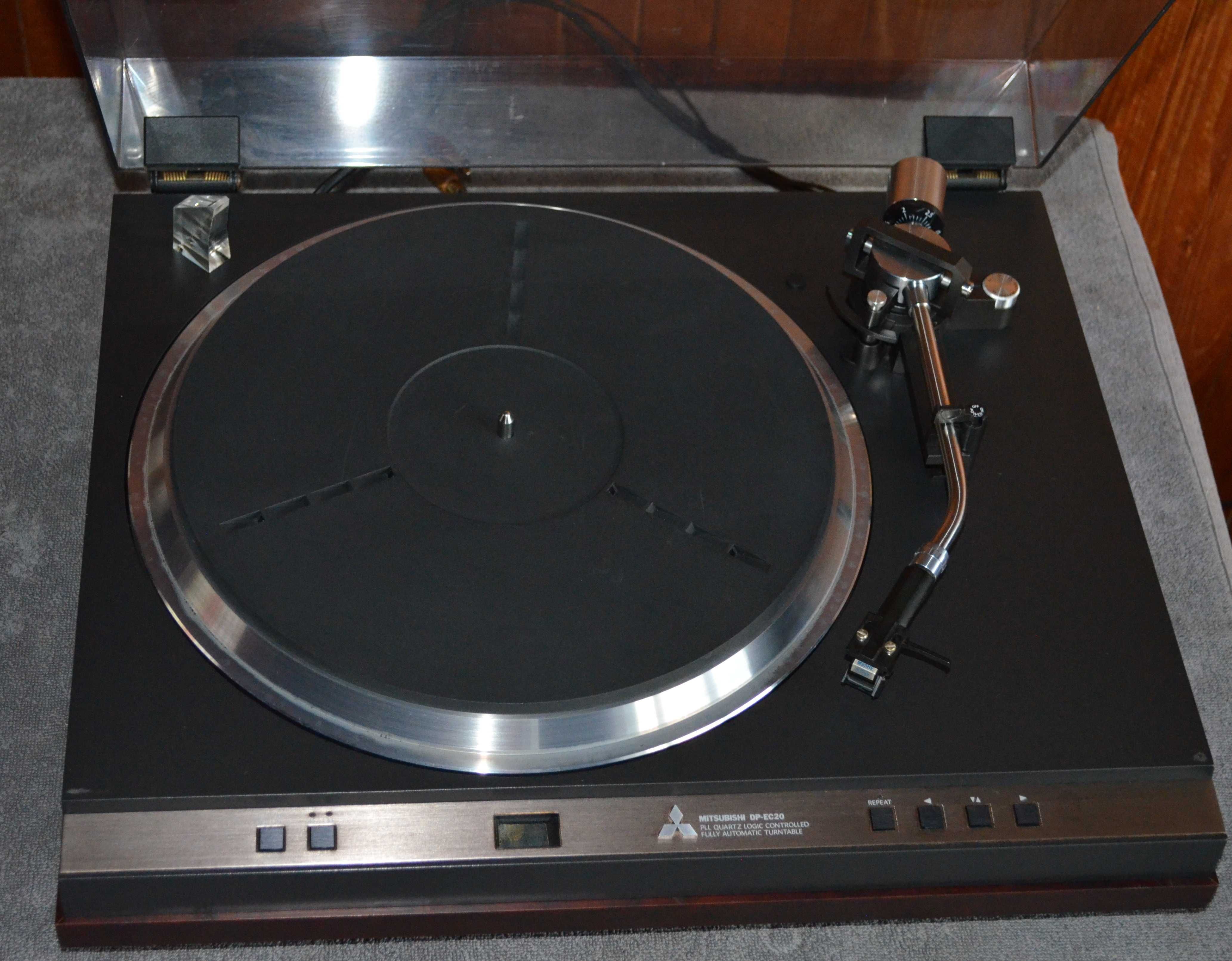 Gramofon Mitsubishi DP-EC 20 Vintage wkł. Shure M95HE Hi-Track Unikat