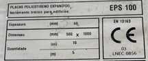EPS 100 (esferovite para ETICs / capoto)