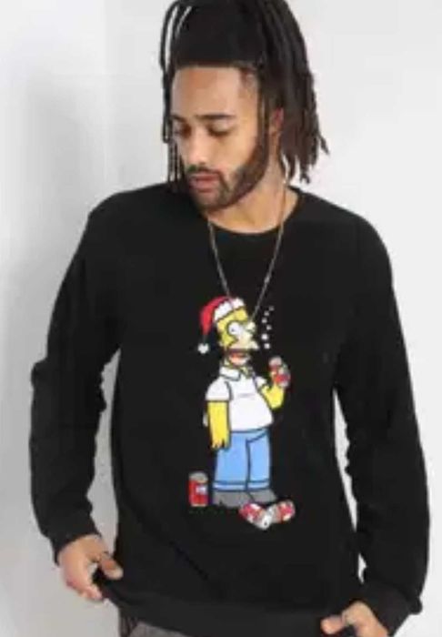 Трендовый меховый свитшот кофта Симпсоны Simpson p.M/L в идеале!