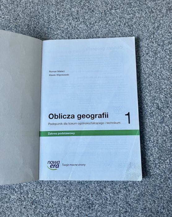 Podręcznik Oblicza Geografii 1 - Zakres Podstawowy, Nowa Era