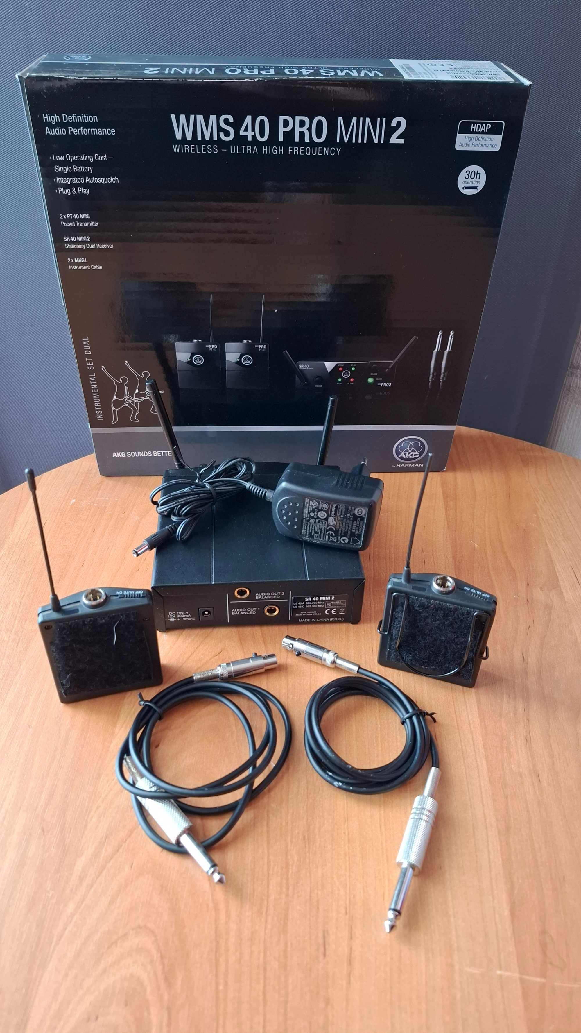 AKG WMS 40 PRO Mini 2, Instrumental Set