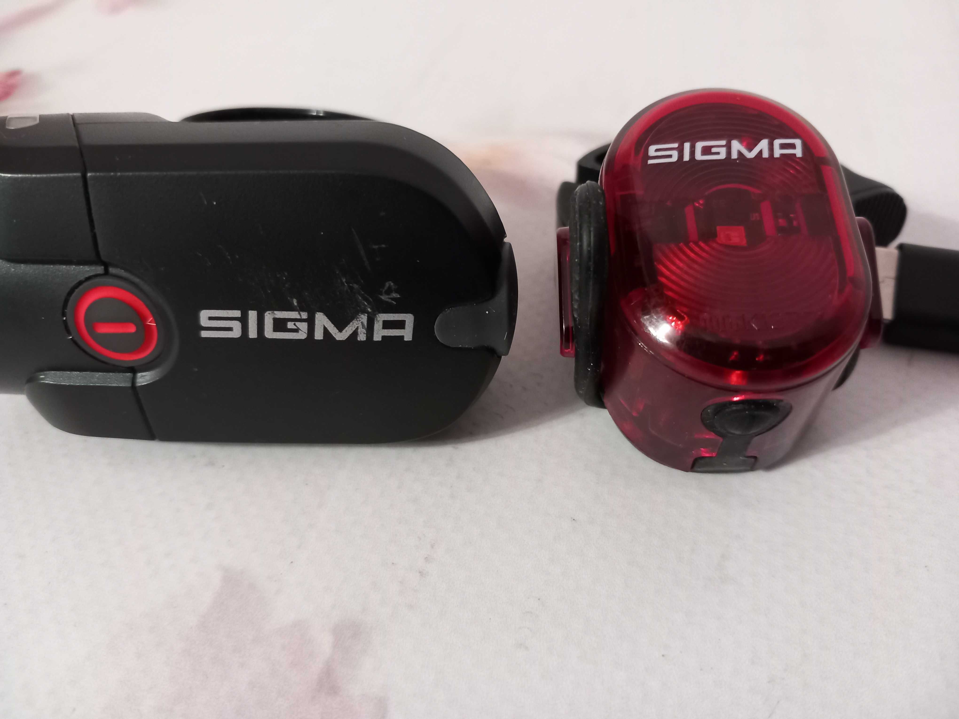 Zestaw lampek rowerowych Sigma Aura 35 Nugget II