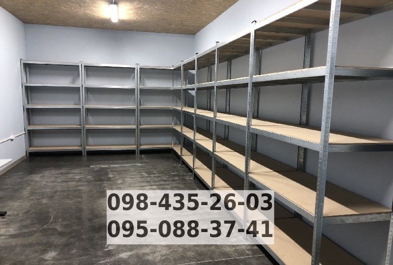 Стеллажи полочные бу/новые, стелажі на склад, стелажі палетні БУ нові