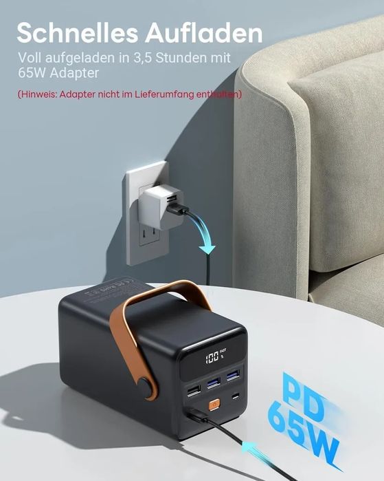 Power Bank 50000 мАч с PD 65 Вт