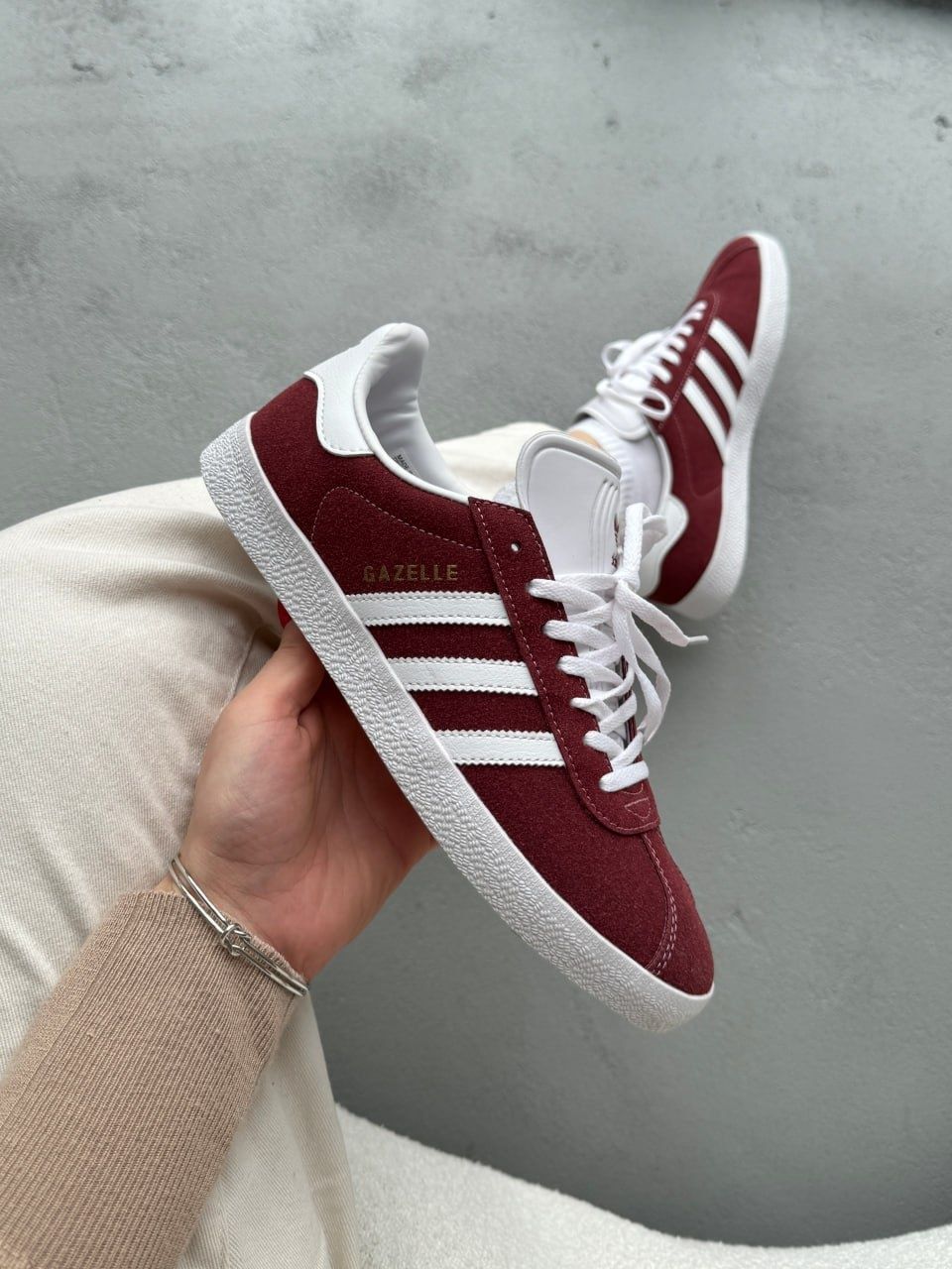 Кросівки Adidas Gazelle Bordo р36-45